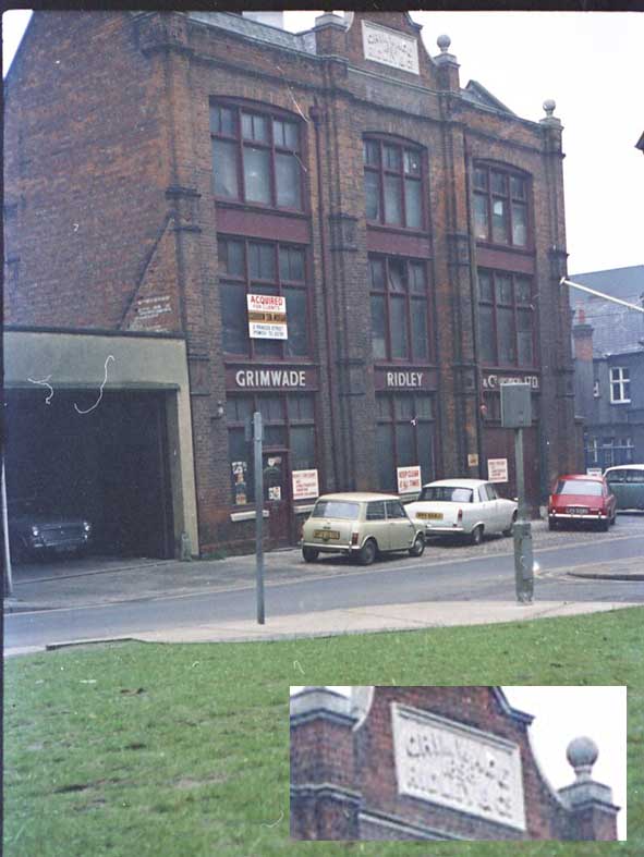 Ipswich Historic Lettering: Grimwade Ridley JBO