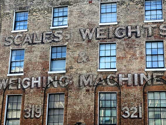 Ipswich Historic Lettering: King X, 319-321 Grays Inn Rd