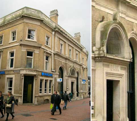 Ipswich Historic Lettering: Barclays Prince's Street