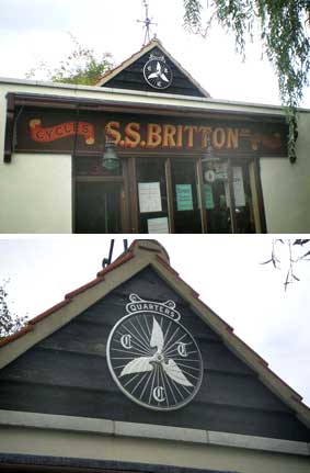 Ipswich Historic Lettering: Barnards Farm CTC sign