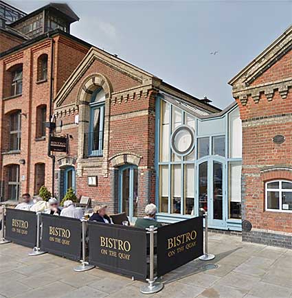 Ipswich Historic Lettering: Bistro on the Quay