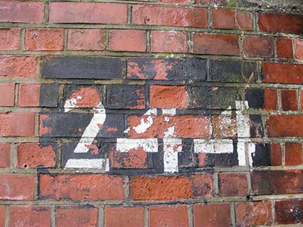 Ipswich Historic Lettering: Wherstead Road Bridge 2