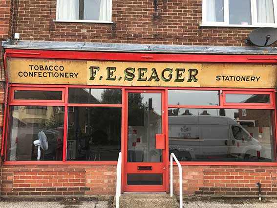 Ipswich Historic Lettering: Brunswick Rd PO 4