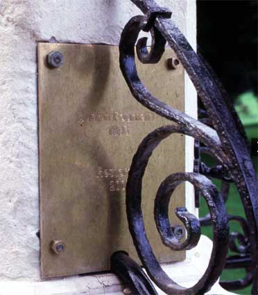 Ipswich Historic Lettering: Burton Fountain plaque