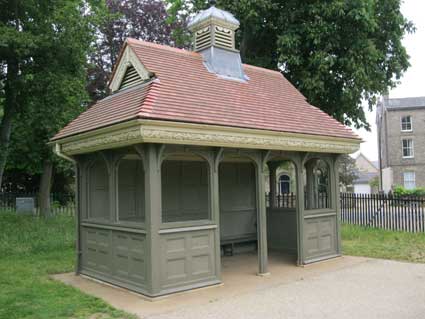 Ipswich Lettering: Cabman's shelter 2