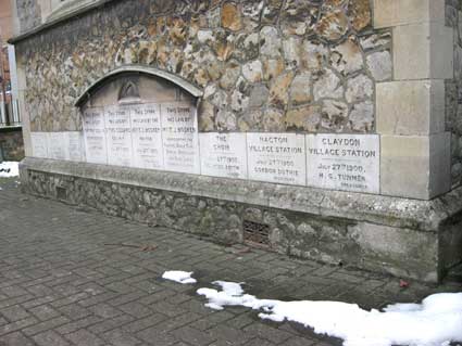 Ipswich Historic Lettering: Christ Church 6