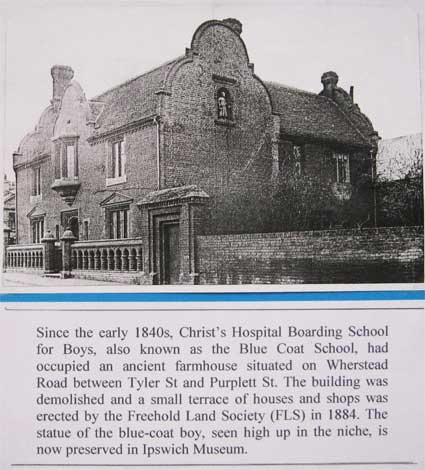 Ipswich Historic Lettering: Christ's Hospital School