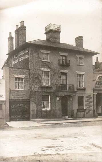 Ipswich Historic Lettering: Clarence House 1906