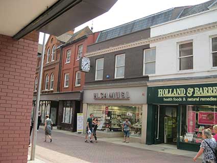 Ipswich Historic Lettering: Samuels clock 1