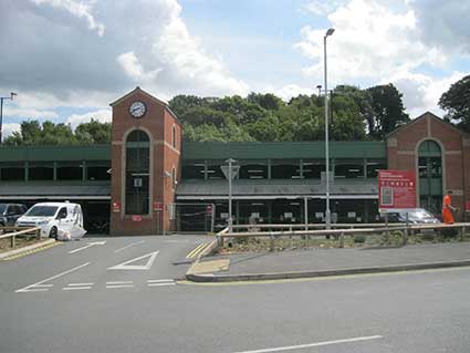 Ipswich Historic Lettering: Station clock 1