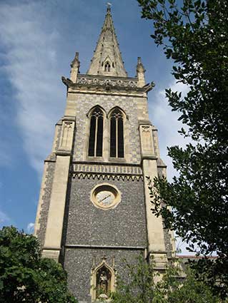 Ipswich Historic Lettering: St Mary Le Tower clock 1