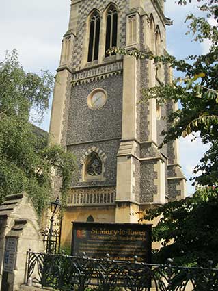 Ipswich Historic Lettering: St Mary Le Tower clock 3