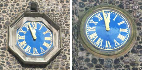 Ipswich Historic Lettering: St Mary-At-Quay clock 2