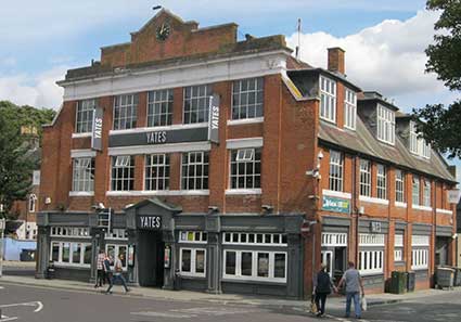 Ipswich Historic Lettering: Yates clock 1