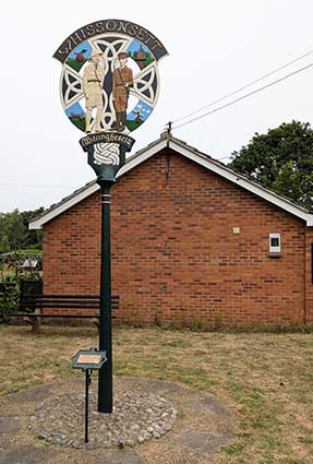 Ipswich Historic Lettering: Cocksedge Whissonsett sign