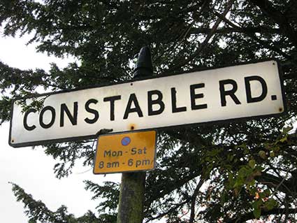 Ipswich Historic Lettering: Gladstone Rd sign 2