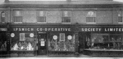 Ipswich Historic Lettering: Vernon Street Co-op period