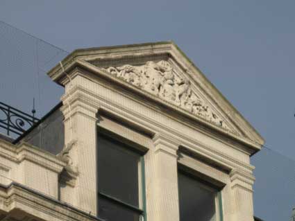 Ipswich Historic Lettering: Corn Exchange crest 2