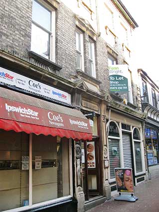 Ipswich Historic Lettering: Cornhill Chambers 3