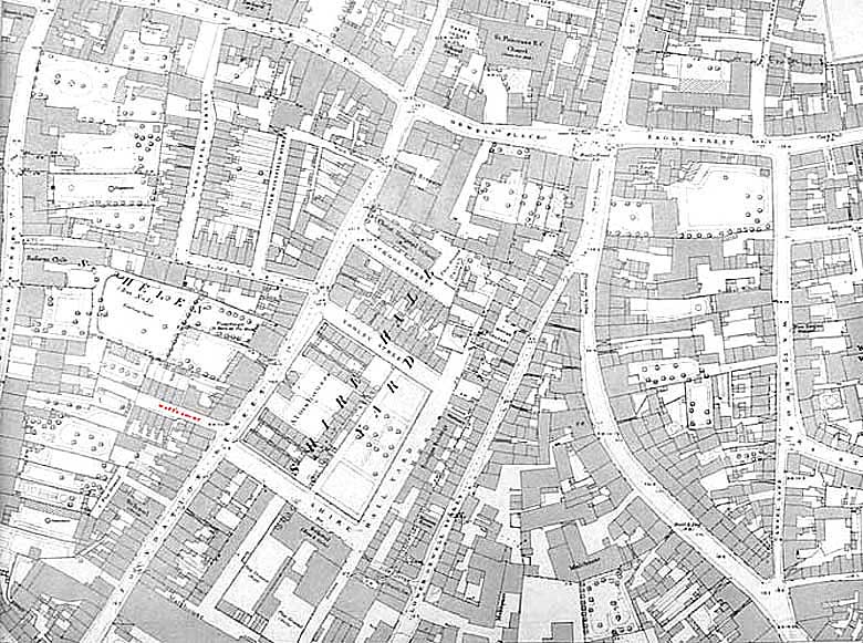 Ipswich Historic Lettering: Courts map 2