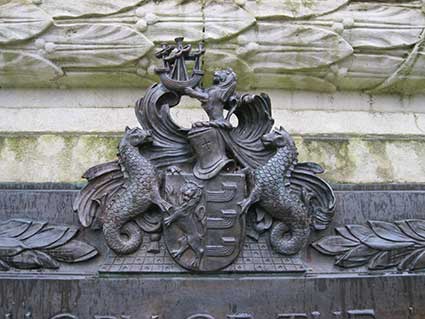 Ipswich Historic Lettering: Cenotaph coat of arms