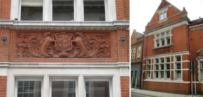 Ipswich Historic Lettering: Crest Museum Street