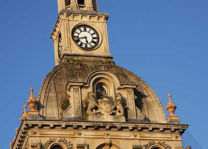 Ipswich Historic Lettering: Town Hall crest 2