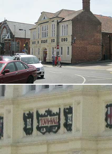 Ipswich Historic Lettering: Town Hall