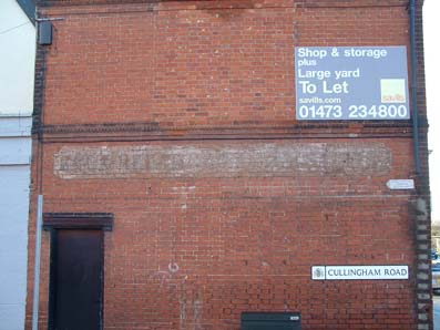 Ipswich Historic Lettering: Cullingham Road "Hay & straw..." 2