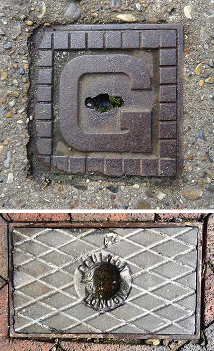 Ipswich Historic Lettering: Doulton drain, Crown Street