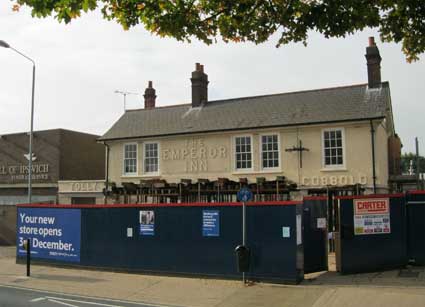 Ipswich Historic Lettering: Emperor demolition 1