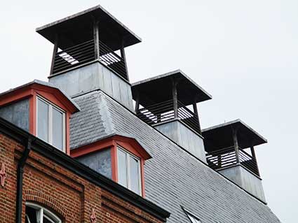 Ipswich Historic Lettering: Felaw Maltings vents