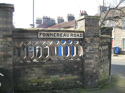 Ipswich Historic Lettering: Fonnereau Road 1
