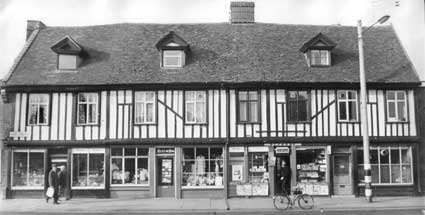 Ipswich Historic Lettering: Fore St 1620 1960s