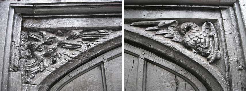 Ipswich Historic Lettering: Old Neptune Inn door