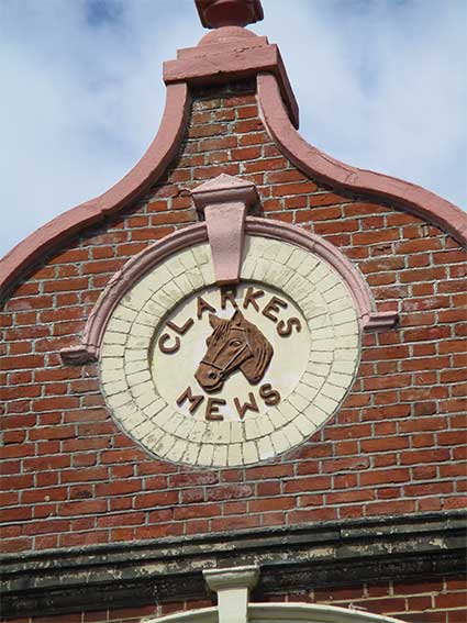 Ipswich Historic Lettering: Felixstowe Livery Stables 7a