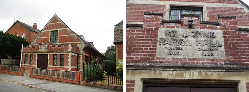 Ipswich Historic Lettering: Felixstowe St Johns Parish Hall