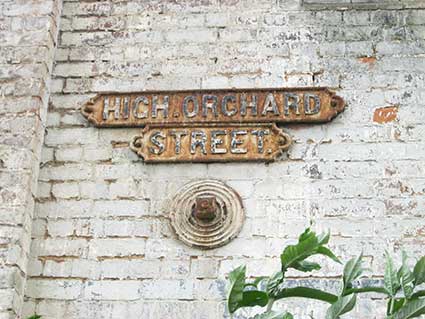 Ipswich Historic Lettering: Gloucester docks 7