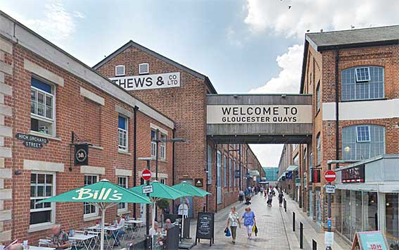 Ipswich Historic Lettering: Gloucester docks 10