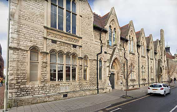 Ipswich Historic Lettering: Gloucester Library 2