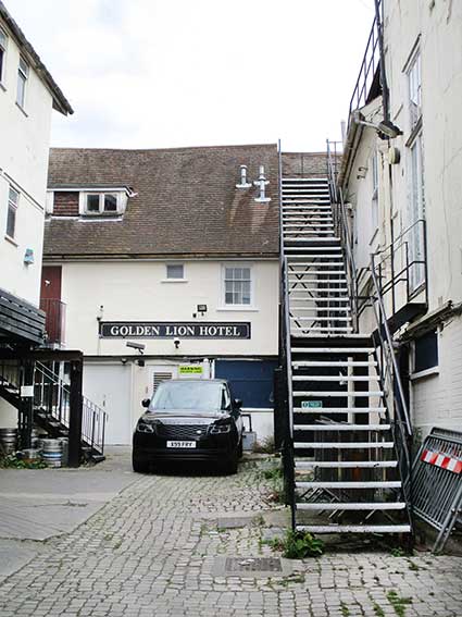 Ipswich Historic Lettering: Golden Lion Yard 2021