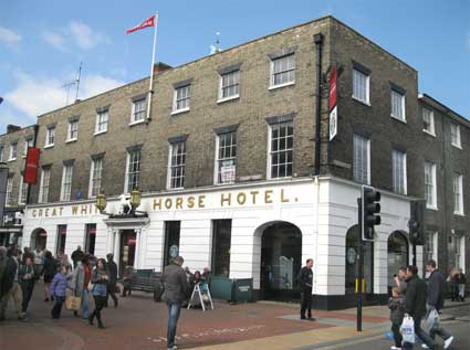 Ipswich Historic Lettering: Great White Horse 1