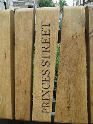 Ipswich Historic Lettering: Greening Princes Street