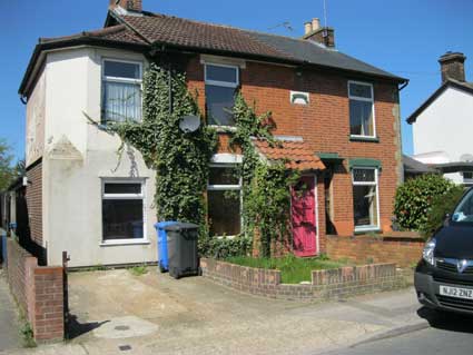 Ipswich Historic Lettering: Greens Cottages 1