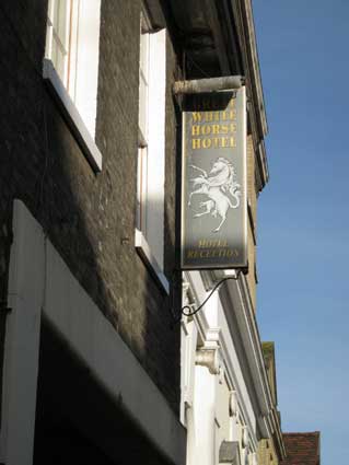 Ipswich Historic Lettering: Great White Horse 3