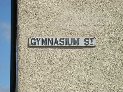 Ipswich Historic Lettering: Gymnasium sign