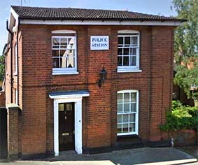 Ipswich Historic Lettering: Halesworth Police Station