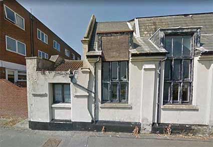 Ipswich Historic lettering: Harwich Infants School 1875