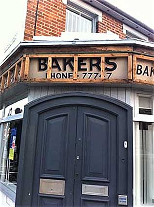 Ipswich Historic Lettering: Royal Oak Hawards Bakers