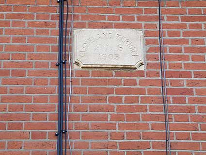 Ipswich Historic Lettering: Cleveland Terrace FLS 1